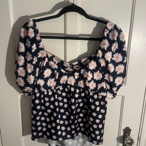 Sachin + Babi Lyra Floral Puff Sleeve Top